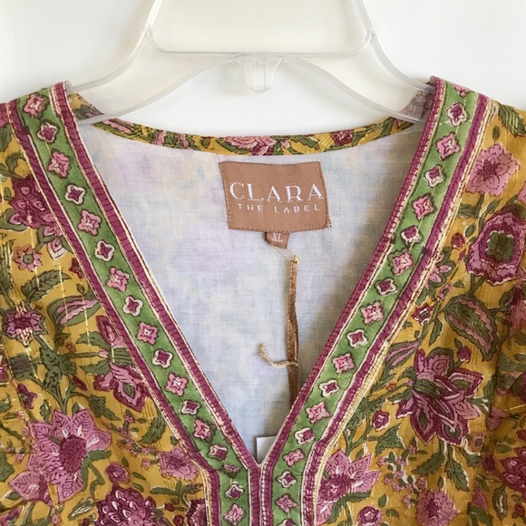 CLARA THE LABEL Kira Midi Maxi Dress Floral Willow Women’s Size X-Large XL NWT - Picture 2 of 16